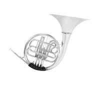 Strumento professionale per corno francese professionale corpo in ottone argento 3 tasti strumento musicale
