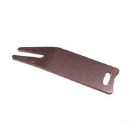 Strumento professionale per forca da golf, realizzato in lega di alluminio per la riparazione del tappeto erboso, la pulizia delle scanalature e la manutenzione del percorso (rosso)