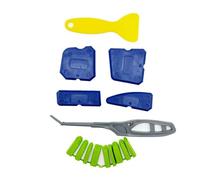 Strumento professionale per la finitura del calafataggio del silicone, 15 pezzi, design ergonomico per la pulizia delle fughe del pavimento della cucina del bagno