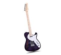 Strumento Professionale Per La Pratica Delle Prestazioni Jazz Della Chitarra Elettrica Adult Electric Guitar(Dark Purple)