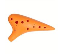 Strumento professionale per ocarina a 12 fori alto tono C strumento per principianti esercizi introduttivi (verde)