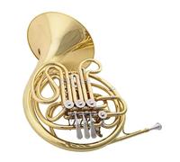 Strumento professionale per palcoscenico amante della musica professionale, doppio corno francese dorato tutto in ottone