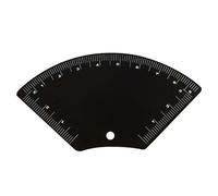 Strumento professionale per stencil per sopracciglia - Guida di misurazione in metallo durevole, modello di allineamento rapido per una perfetta definizione delle sopracciglia, accessorio cosmetico |