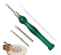 Strumento punzone ad ago - Penna per ricamo e cucito | Punch Needle per creazioni in feltro per tessitura di ricami | per tappeti per abbigliamento per feste a casa, hobby creativi