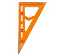 Strumento quadrato da carpentiere - Righello multiuso ad angolo retto, struttura in metallo resistente, di facile lettura | per lavori di costruzione, progetti di miglioramento della ca