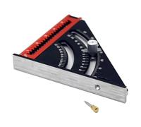 Strumento quadrato | Righello di misurazione di precisione pieghevole con base e | per la lavorazione del legno, inquadratura, costruzione falegnami, misurazione layout marcatura