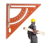 Strumento Quadrato, Righello Triangolare Regolabile In Alluminio Per Carpenteria | Combinata per Telaio - Per Professionisti Amatoriali Donne E Uomini