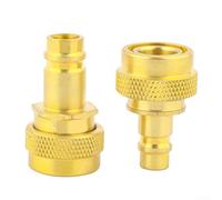 Strumento rapido del connettore per i sistemi di condizionamento d'aria automobilistici, adattatore ad alta e bassa pressione, raccordo in ottone