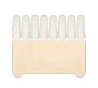 Strumento Raschietto per a 8 Teste, Plastica Beige, Resistente e Facile da Pulire - Efficienza e Durata per Apicoltura Professionale