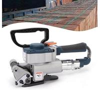 Strumento reggiatrice pneumatica, macchina reggiatrice manuale larghezza di banda 13-19 mm, reggiatrice senza tenuta per reggiatura Pp Pet, tensione regolabile 3500N, macchina reggiatrice in
