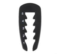 Strumento regolabile per regolare l'altezza del tee da golf, per un posizionamento costante della palla, allenamento in plastica ABS per ottimizzare la precisione e la distanza di guida, nero