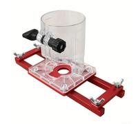 Strumento regolabile per scanalatura per router per la lavorazione del legno Design 2 in 1 per migliorare e ridurre gli errori nei progetti (senza base)