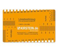 Strumento Righello Kirstein per Strumenti a Corde (adatto per strumenti a corde come chitarra, basso, ukulele, banjo e così via, formato piccolo e compatto)