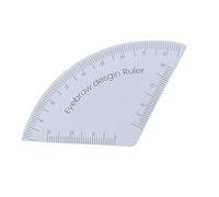 Strumento Righello per la Mappatura dei Sopraccigli | Guida Stencil per Sopraccigli con Strumento di Misura | Design della Forma Riutilizzabile con Posizionamento per Appassionati di Trucco e Donne