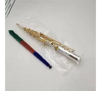 Strumento Sassofono Ottone Dritto Acuto Sib Piatto Sassofono Sassofono Strumento A Fiato Conchiglia Naturale Chiave Intagliata Modello Con Trasporto