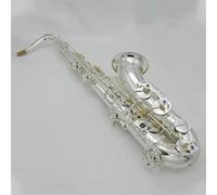 Strumento Sassofono Sassofono Tenore Professionale Silver B-tune Completamente In Argento Realizzato Con Una Sensazione Confortevole Strumento Jazz SAX(Bag A)