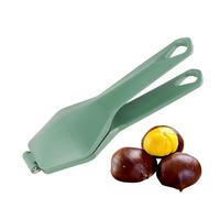 Strumento Sbucciatore per Castagne | Gusciatore e Taglierino Ergonomico con Meccanismo a Scatto Rapido | Utensile Portatile per Schiacciare Castagne - Per Uso in Casa e Cucina per Cottura di Noci Peca
