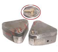 Strumento Scatola Set Crudo Bare Metallo Con Ottone Vite Pomello Per Reale