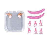 Strumento separatore per extension delle ciglia, separatore in silicone per extension delle ciglia, asta lavabile e riutilizzabile per sollevamento delle ciglia con scatola di