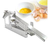 Strumento separatore per uova, separatore commerciale in acciaio inox per tuorlo e albume, filtro rapido per separare efficacemente le uova