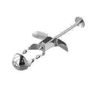 Strumento snocciolatore per ciliegie con molla di rimbalzo automatico per ciliegie, olive e datteri rossi, realizzato in acciaio inossidabile 304, lavabile in lavastoviglie