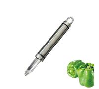 Strumento snocciolatore per ciliegie, per rimuovere il torsolo della frutta e sbucciare la frutta | Corer per verdure in acciaio inossidabile | Longan Corer | Pelapatate per frutta | Palmare Longan