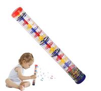 Strumento sonoro a pioggia - Tubo a cricchetto Rainfall 40 x 4,5 x 4,5 cm | Rainstick Shaker Rain Maker, strumento sensoriale musicale per lo sviluppo uditivo, RainSound multifunzione