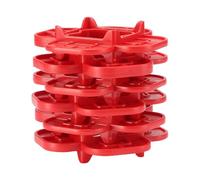 Strumento spaziatore ponte in ABS - Set di allineamento di pannelli compositi di precisione | Kit spaziatura da 6 pezzi con dimensioni di spazio per un'installazione precisa del terrazzo in