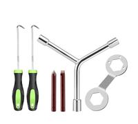 Strumento speciale di smontaggio per pulitore pulsatore lavatrici con gancio ad angolo retto della rotella pulsatore set cinque