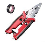 Strumento spelafili 18 in 1 con funzioni di crimpatura, avvolgimento e presa, progettato per la riparazione di cavi elettrici (con nastro)