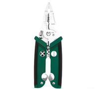 Strumento spelafili multifunzione 18 in 1 con struttura in acciaio al cromo vanadio, adatto per attività elettriche e fai da te di spelatura e taglio dei fili