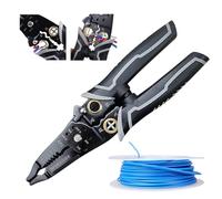 Strumento spelafili multifunzione, pinza spellafili multiuso | Tagliafili portatile e spelafili - Strumento professionale per spelafili elettrici, pinze spelafili e pinza crimpatrice