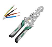 Strumento spelafili - Spellacavi di precisione in acciaio │ Pinze elettriche resistenti per spelacavi | Strumento portatile per crimpatura cavi strumento manuale per spelare e tagliare