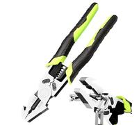 Strumento Spellafili,Pinza Multiuso Grandi e Resistente | Attrezzo Manuale - per Lavori Elettrici Spellatura Crimpatura Taglio Serraggio