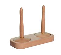 Strumento spinner in tessitura, compatto, legno, supporto per filato in legno portatile, supporto per filo, hobbisti e professionisti per lo studio di lavoro a casa di lavoro in terapia per hobby