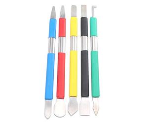 Strumento Spudger, Kit di Strumenti di Riparazione del Telefono 5 Pezzi Colla per CPU Coltello per Leva Smontare Rimozione della Copertura Posteriore in Vetro Kit di Strumenti