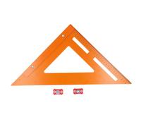 Strumento Squadra per Travi 2 in 1, Righello Triangolare Angolo Retto Alta Precisione, Regolabile per Marcatura e Foratura, Utile per Lavori di Falegnameria