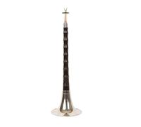 Strumento Suona In Ebano Tasto D Suona Per Principianti Tromba Corno In Mogano Tasto D Suona (Color : Ebony D tone white bowl)