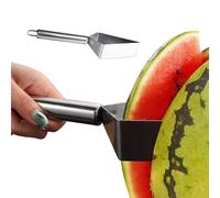 Strumento Taglia e Affetta Anguria,Gadget Da Cucina Ergonomico Multifunzione | Taglia Anguria Triangolare In Acciaio | per Cucina, Negozio, Melone, Papaya, Vassoi per Frutta e Dolci, Campeggio e Picni