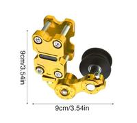 Strumento tendicatena per moto Regolazione automatica Guida alla tensione della moto Strumento tendicatena per ciclismo compatibile con motociclette sporche(Gold)