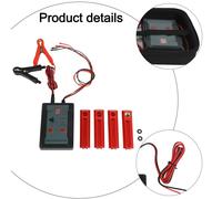 Strumento Tester Iniettori Carburante con Adattatori 4 Dimensioni e Doppio Canal