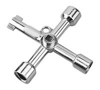 Strumento triangolare multifunzionale a 4 vie chiave triangolare professionale per treno elettrico ascensore armadio strumento