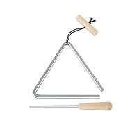 Strumento triangolare musicale | Strumento manuale musicale in acciaio - Campana a percussione triangolare in acciaio con percussioni per l'educazione ritmica