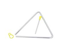 Strumento Triangolo d'Acciaio, Triangolo a Percussione Manuale (8 pollici) | Triangolo a percussione manuale, due dimensioni, suono chiaro e facile da impugnare, triangoli musicali in acciaio