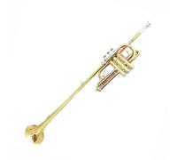 Strumento Tromba In Sib Corpo In Ottone Giallo Laccato Acciaio Inossidabile Standard Professionale Suono Ricco