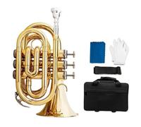 Strumento Tromba Professionale Tromba Da Viaggio Per Strumenti A Fiato In Ottone Mini Pocket B Flat Tromba In Sib