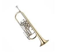 Strumento Tromba Rotante In Sib Ottone E Acciaio Inossidabile Suono Standard Per Principianti