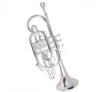 Strumento Tromba Sib Ottone Cornetta Tromba Strumento Argento Placcato Strumenti Musicali Ottone Acciaio Inossidabile Standard Tromba Professionale