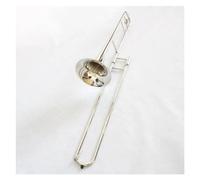 Strumento Trombone Contralto Standard In Ottone Nichelato In Sib Con Scatola Portaoggetti E Accessori Trombone per Principianti