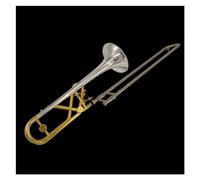 Strumento Trombone Si Bemolle A Fa Tenore Cambia Trombone In Tono Trombone A Bocca Per Tromba In Ottone Placcato Argento Fatto A Mano Con Custodia